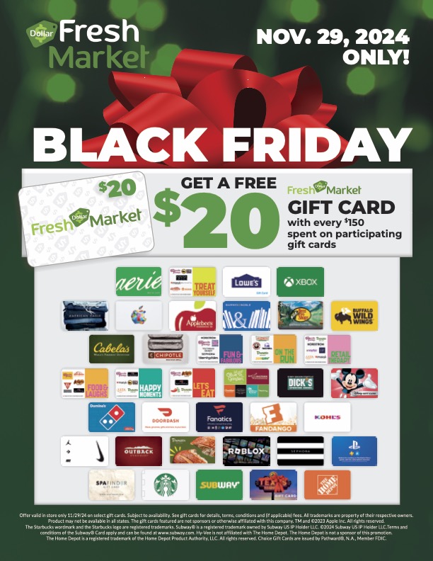 black friday gift cards