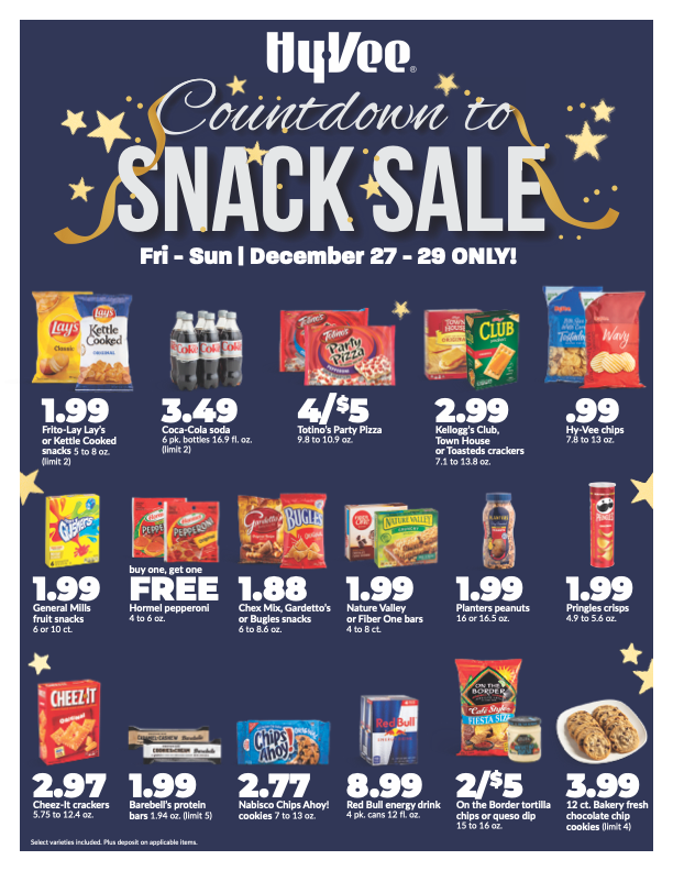 3-Day Snack Sale