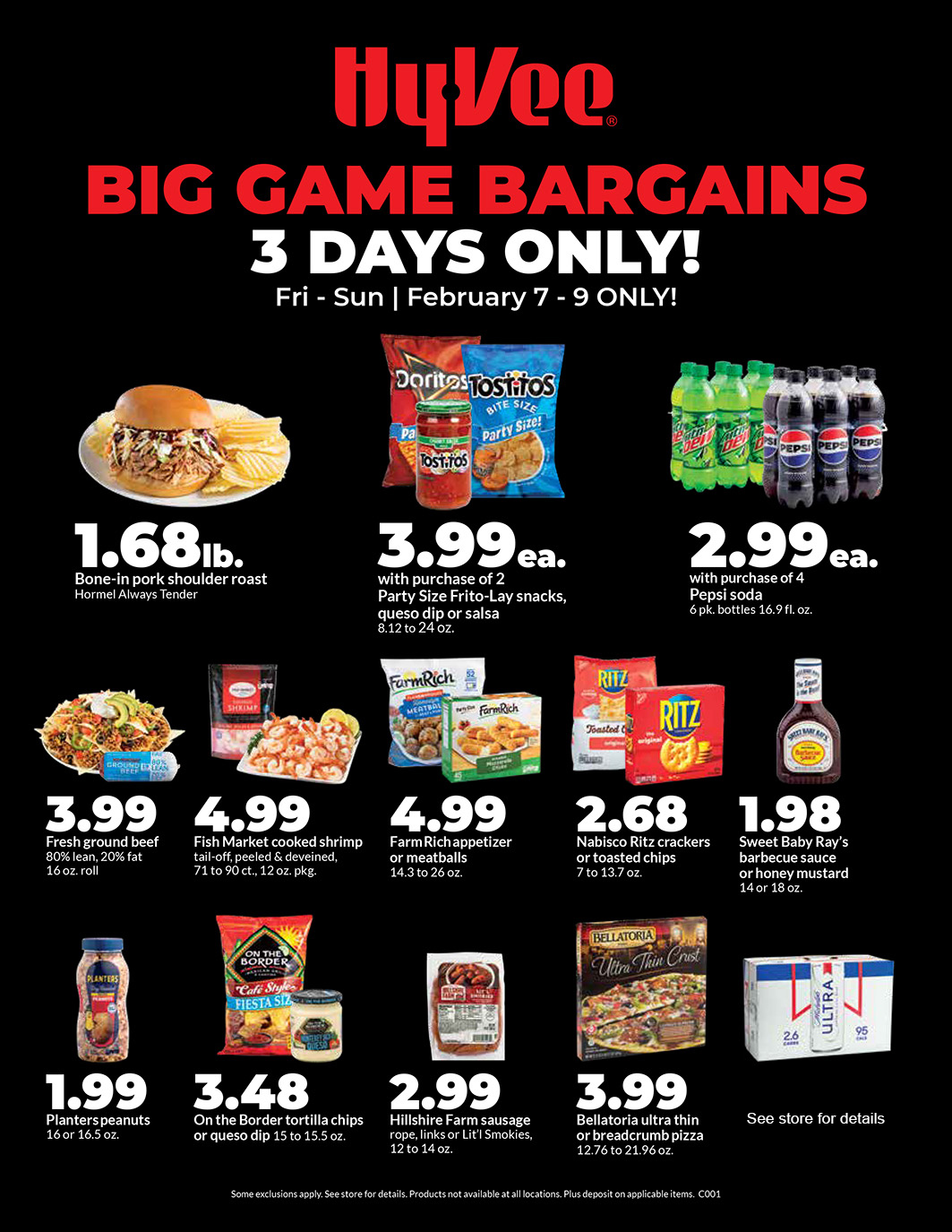 Big Game Bargains