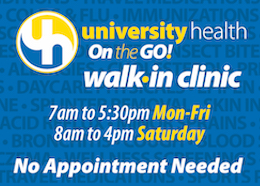 University Health walk in clinic